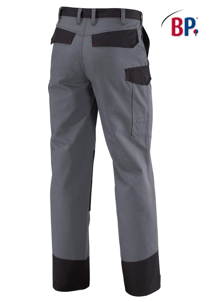BP 2430-820-5332-56l Arbeitshosen, mit Taschen, 320,00 g/m² , dunkelgrau/schwarz, 56l 56 Lang, 56 La