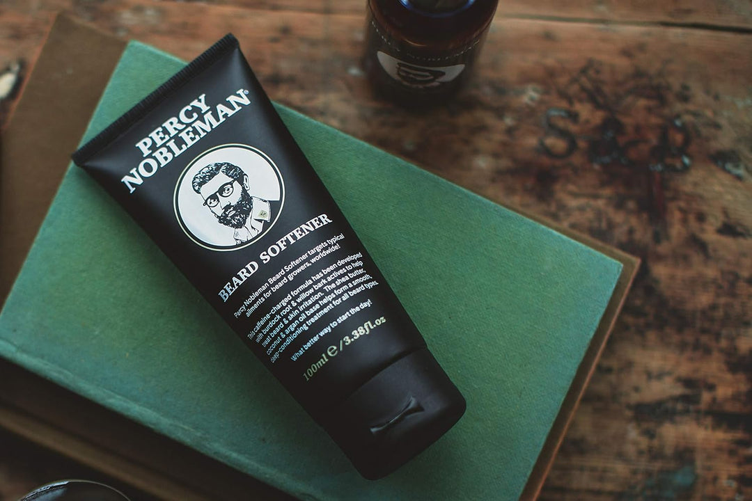 Beard Softener by Percy Nobleman. A Beard Conditioner Conditioner Shea Butter, Coconut & Argan Oil f