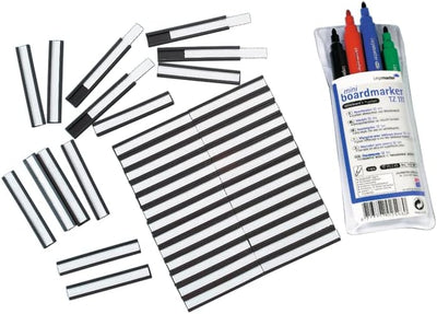 Legamaster 7-414000 Premium Projektplaner, UV-gehärtetes Whiteboard; Jahresplaner im Halbjahresforma