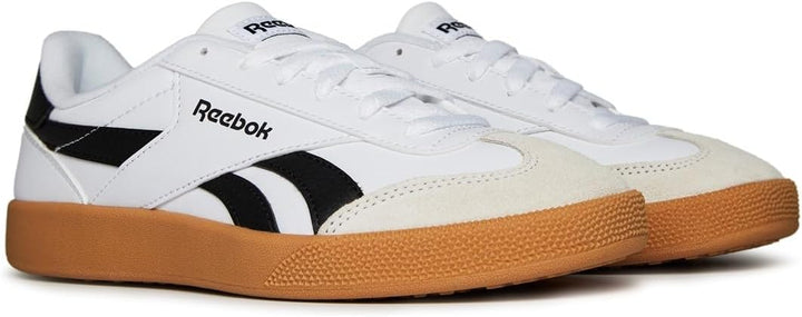 Reebok Unisex Smash Edge S Sneaker 40 EU White Black Gum, 40 EU White Black Gum