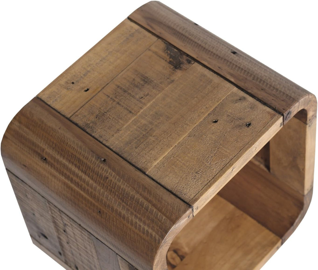 Woodkings® Badregal Dingle 30x30 Holz Pinie Natur rustikal Wandregal Regal Würfel Badmöbel Badezimme