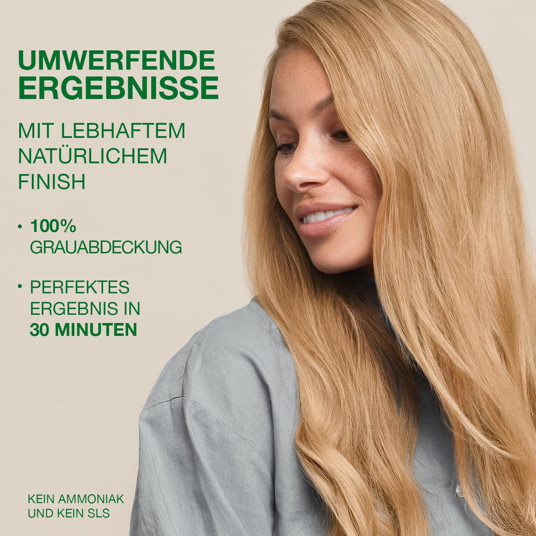 Helles Goldblond 10.3 permanente Haarfabe mit natürlichen Inhaltsstoffen - Ohne Ammoniak Goldgelb 11