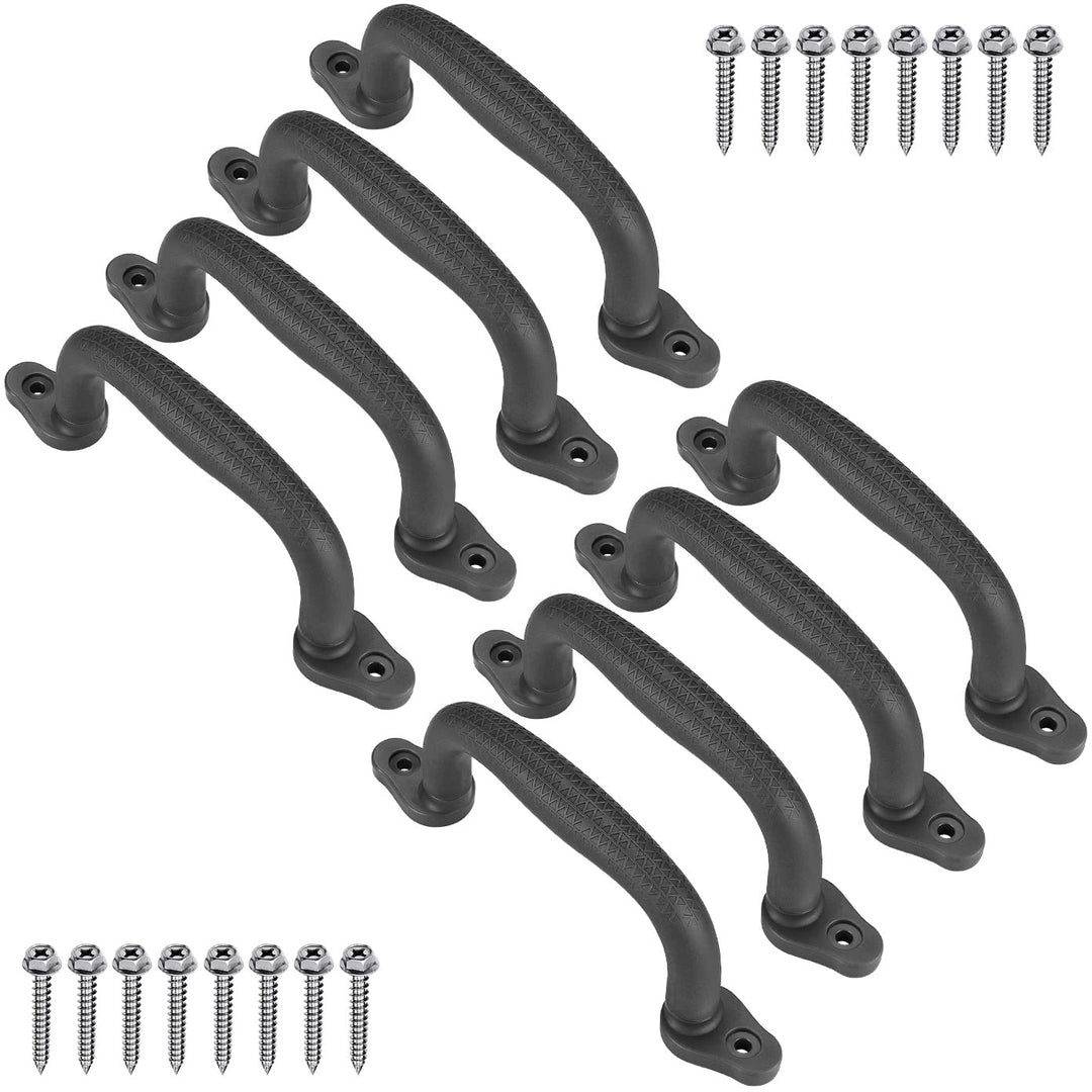 Dolibest Sicherheitsgriffe, 18cm rutschfeste Solide Handgriffe Klettergeräte Greifer Griffe für Spie