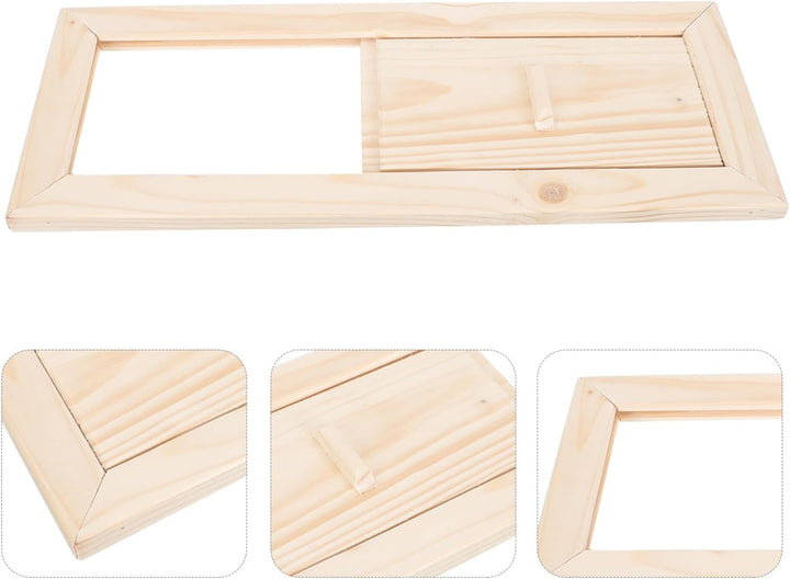 BESTonZON Sauna Lüftungsgitter Rechteckiger Saunaraum Luftauslass Saunazubehör für Zuhause Einfache