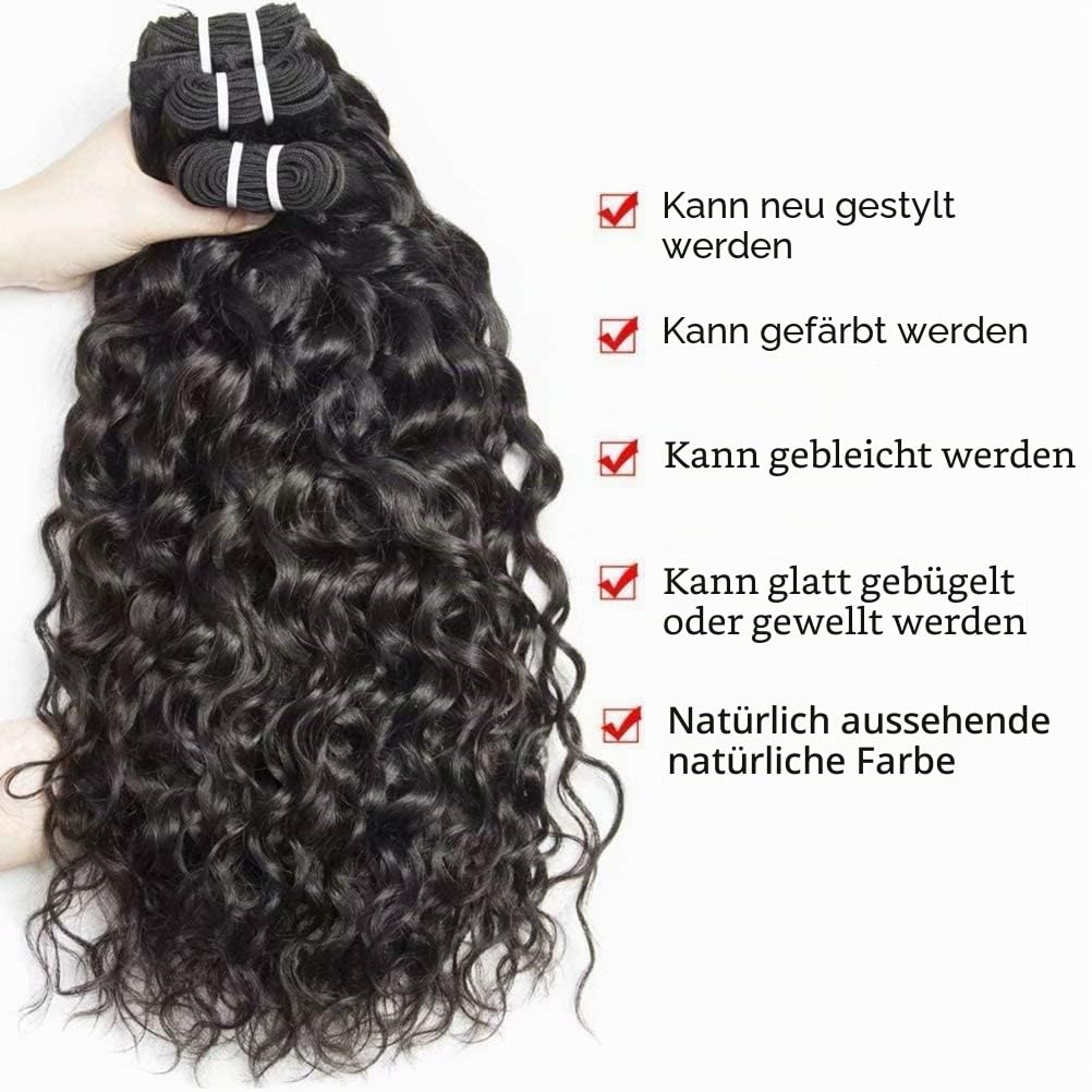 Yavida Brazilian WATER Wave Bundles 14 16 18 Inch Körper Welle Bündel 10A Brazilian Human Hair Bundl
