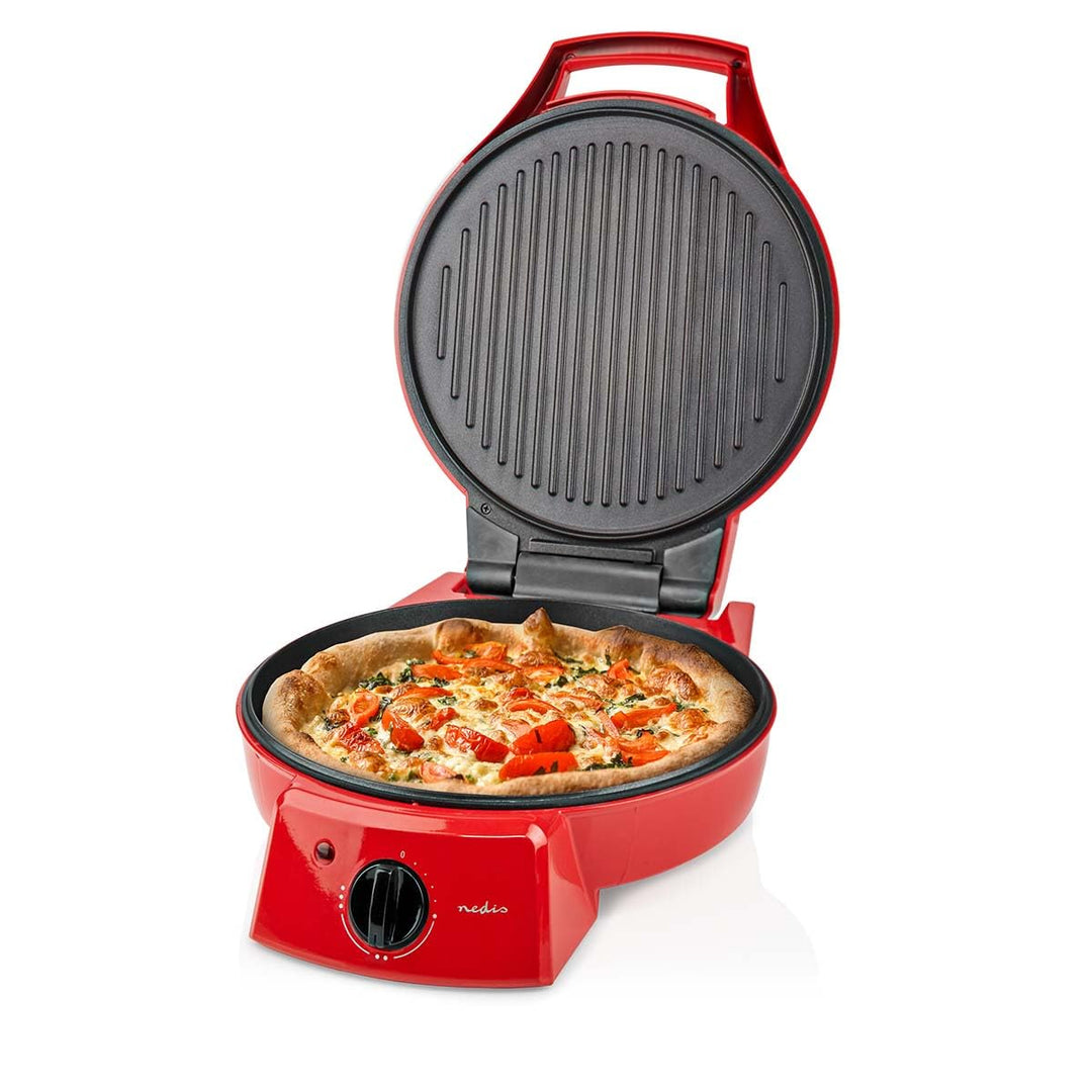 Nedis FCPM100FRD Pizzamaker, Aluminium