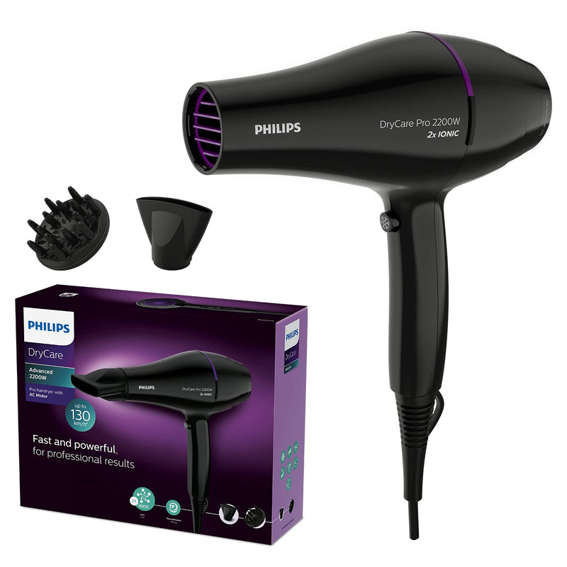 Philips DryCare Pro Haartrockner mit leistungsstarkem AC-Motor (Modell BHD274/00) BHD274/00 Pro, BHD