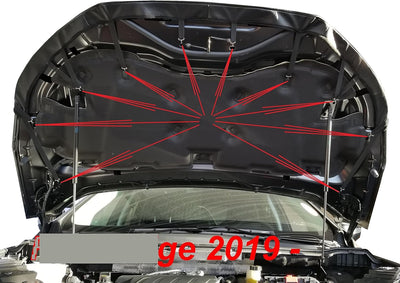 Auto-Bra AB3-00497 kompatibel mit Ford Edge Bj. ab 2019 Haubenbra Steinschlagschutz Tuning Bonnet Br