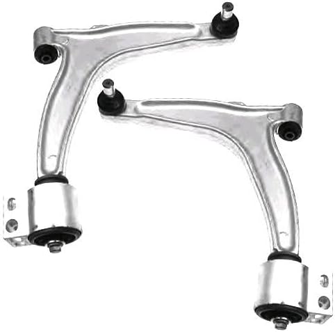 BESTPRICE 2x Aluminium Querlenker Vorderachse vorne unten links & rechts mit Buchse, Lager und Tragg