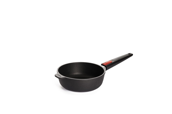 Woll Nowo Titanium Hochrandpfanne, Ø 20 cm, 7 cm hoch, mit abnehmbarem Stiel - Geeignet für Ceran, G