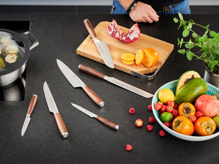 RÖSLE Gemüsemesser Masterclass, Hochwertiges Küchenmesser zum Zerkleinern von Obst und Gemüse, Made