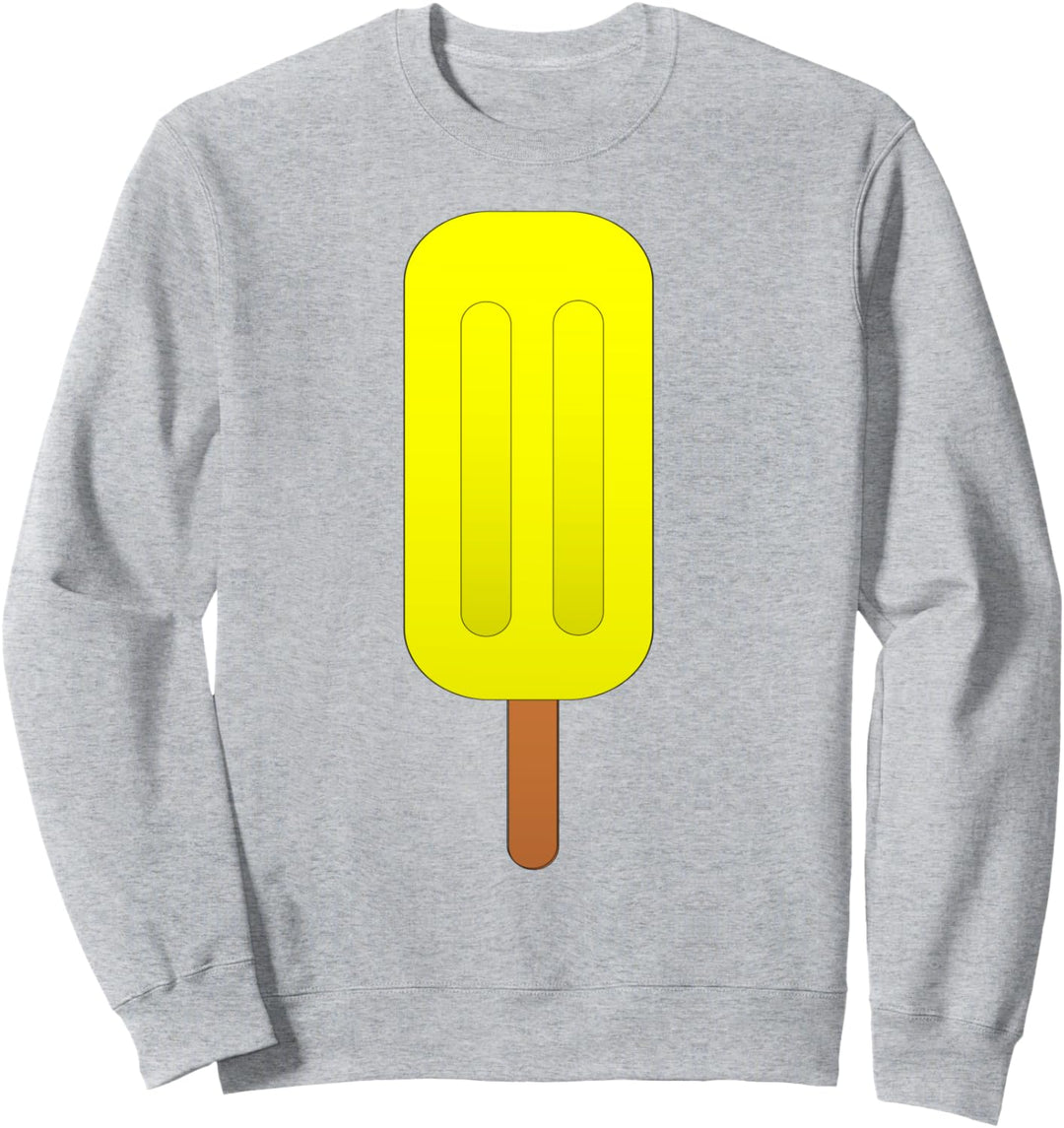Gelbes Eis am Stiel Sweatshirt