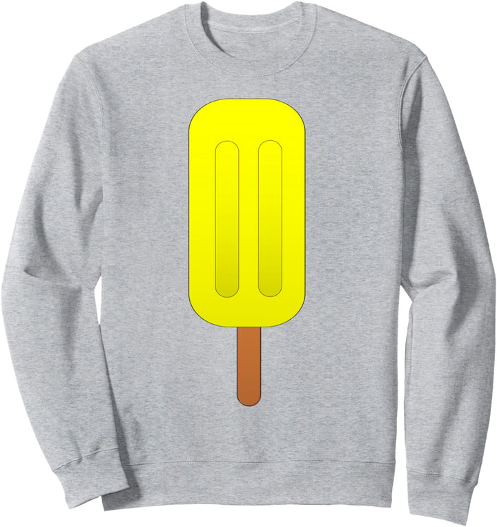 Gelbes Eis am Stiel Sweatshirt