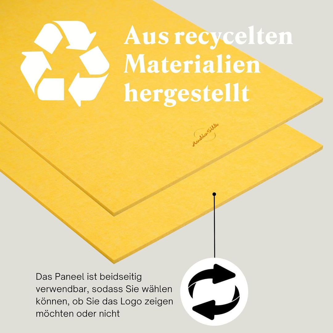 Akustikpaneele, 4er-Pack, RAUMKIT, gross, 116 x 58cm, Mittelgrau 4 Paneele - RAUMKIT Mittelgrau, 4 P