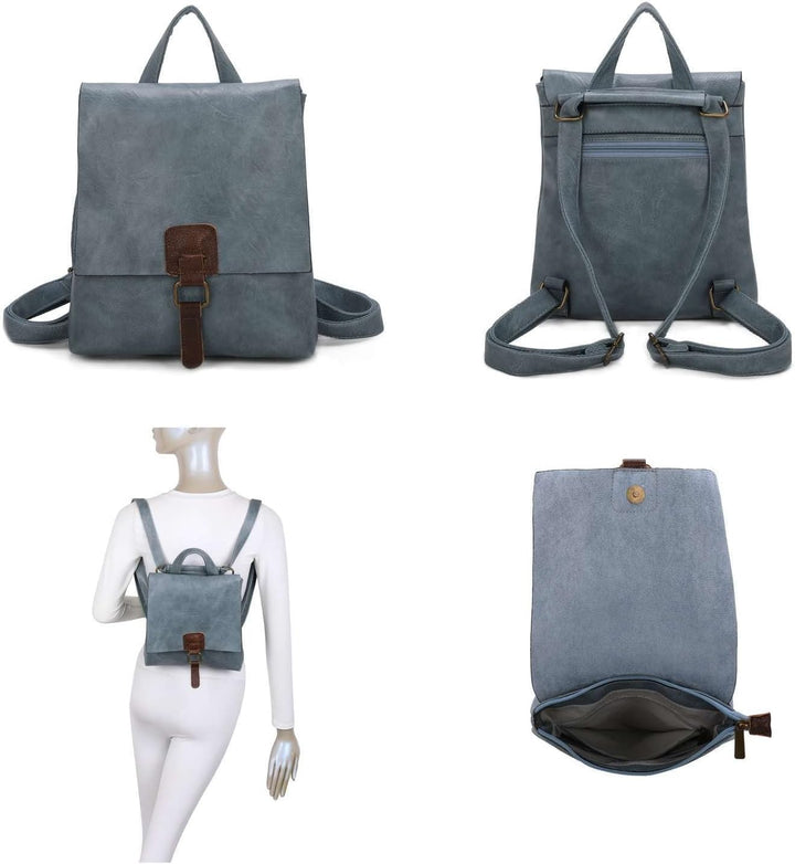 OBC Damen Rucksack Tasche Crossbody Handtasche Messenger Schultertasche Umhängetasche Shopper Vintag