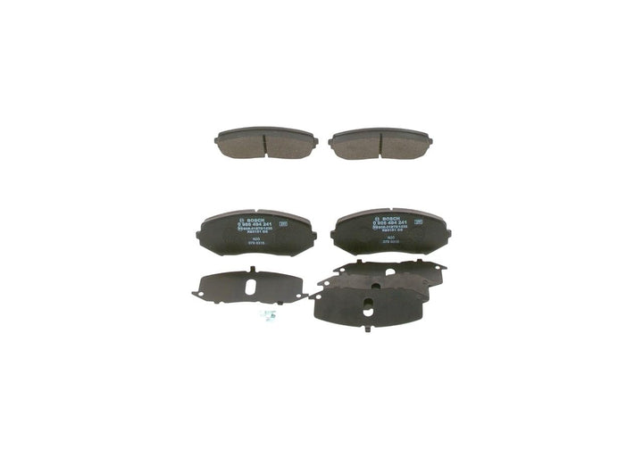 Bosch BP1304 Bremsbeläge - Vorderachse - ECE-R90 Zertifizierung - vier Bremsbeläge pro Set
