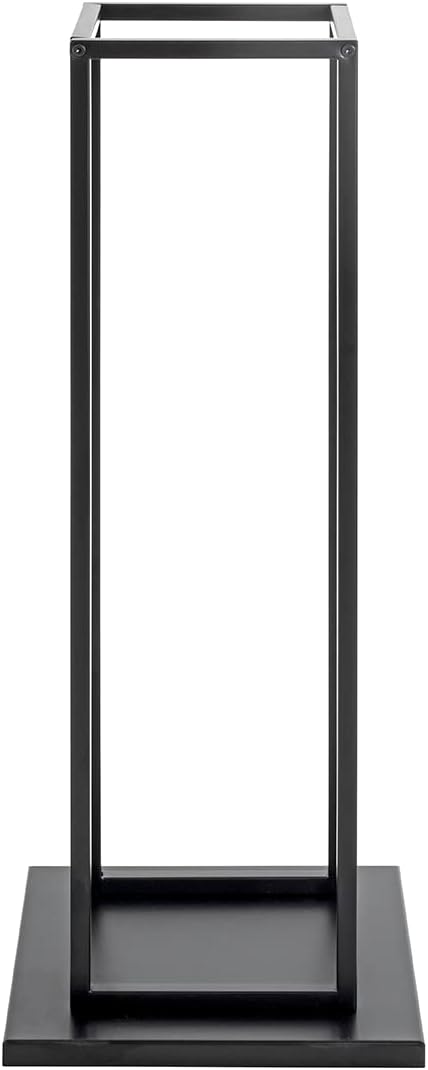 HAKU Kaminholzständer schwarz, Metall - Masse: B 33 cm x H 85 cm x T 33 cm, Style: Modern 33 x 33 x