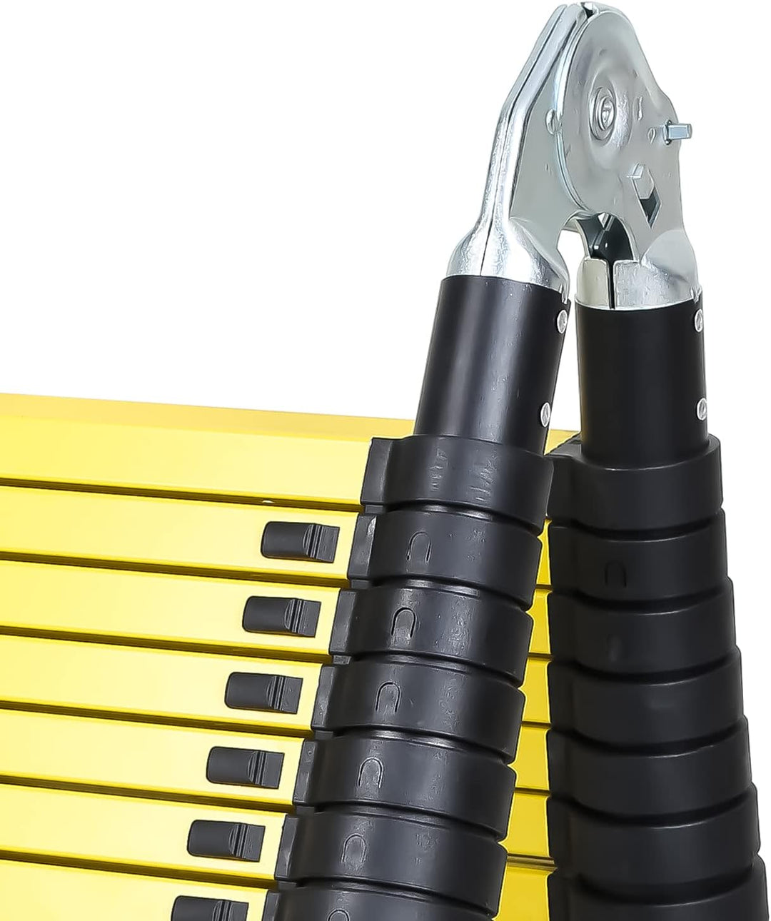 Randaco 5M Teleskopleiter Klappleiter Aluminium, Mehrzweckleiter Teleskopleiter Ausziehbar Leiter Kl