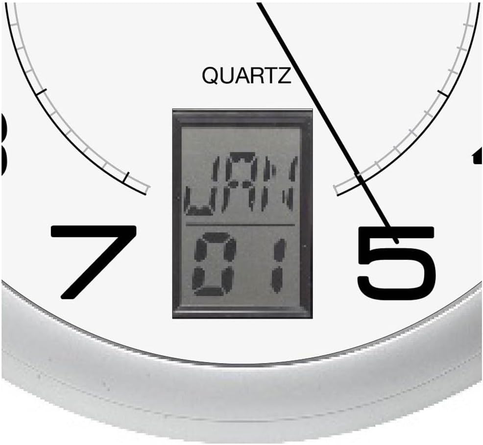 Unilux Funk-Wanduhr Instinct, 31cm, mit Datum