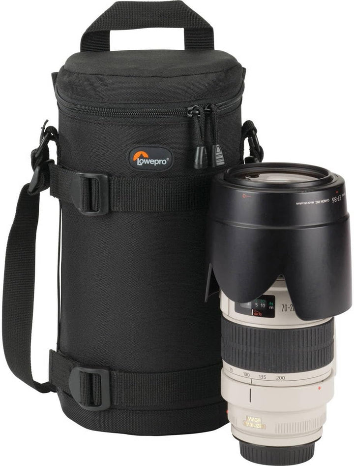 Lowepro LP36307 Objektivköcher (13 x 32 cm) Schwarz 13 x 32 (mit Schultergurt) Single, Schwarz 13 x