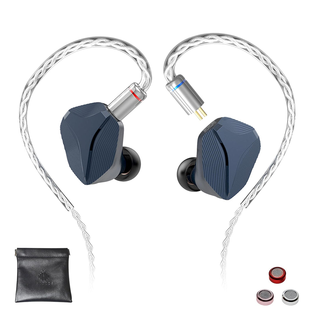 Hidizs MP145 HiFi-In-Ear-Monitore mit magnetischem Treiber, flach, ultradünn, 14,5 mm, ergonomisches