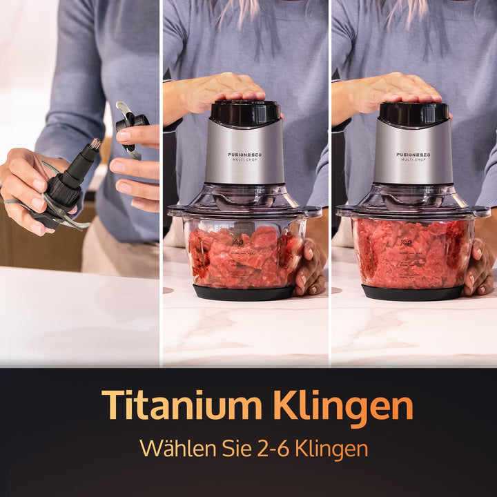 JAP Multi Chop Zerkleinerer - Universalzerkleinerer - Food processor - Multizerkleinerer elektrisch