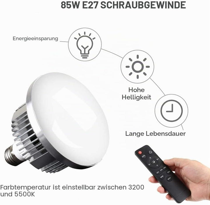 Softbox-Beleuchtungsset,Professionelles Studio Kontinuierliche Ausrüstung mit 2M Lichtstativ, 3200-5