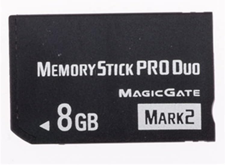 Memeory Stick Pro Duo (Mark2) PSP-Speicherkarte, 8 GB, kompatibel mit Sony PSP1000 2000 3000 Kamera-
