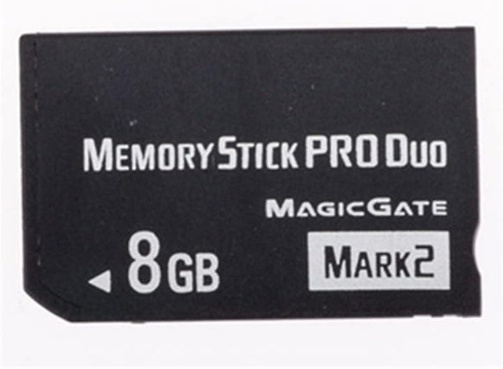 Memeory Stick Pro Duo (Mark2) PSP-Speicherkarte, 8 GB, kompatibel mit Sony PSP1000 2000 3000 Kamera-
