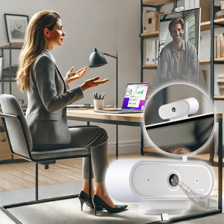 auvisio Zubehör zu Mobiler Smartbildschirm: Full-HD-Aufsatz-Kamera für 32"-Streaming-Bildschirm ST-3