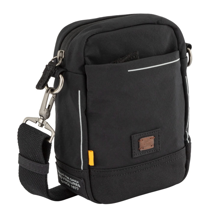 camel active bags City Herren Umhängetasche Messenger Bag 15,5x7x20 Schwarz, 15,5x7x20 Schwarz