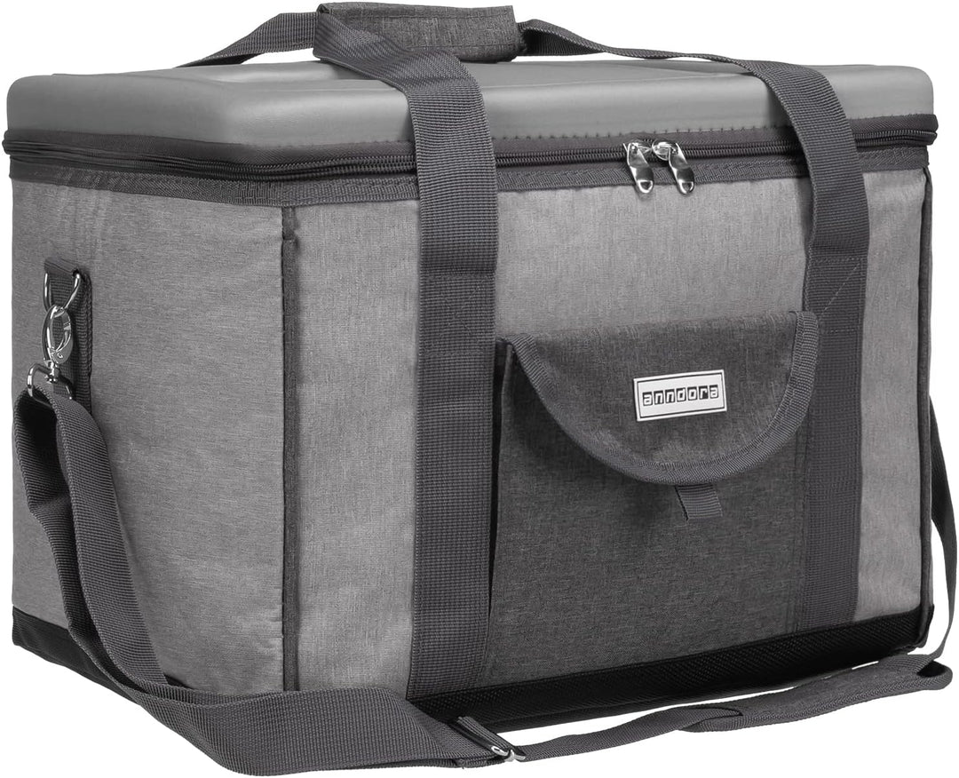 anndora Kühltasche XL 40 Liter XL hellgrau meliert