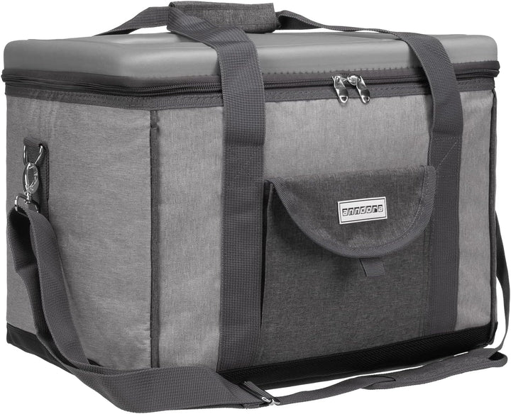 anndora Kühltasche XL 40 Liter XL hellgrau meliert