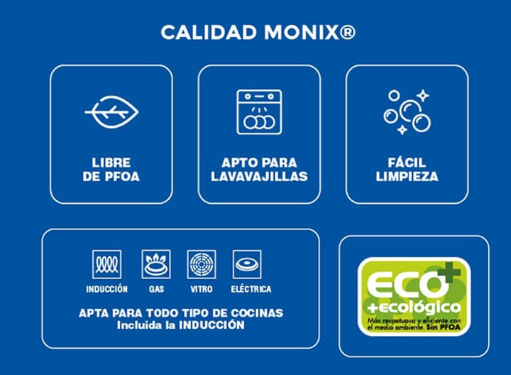Monix Copper - Set mit 2 Pfannen, Kupfereffekt, 20-24 cm, geschmiedetes Aluminium, antihaftbeschicht