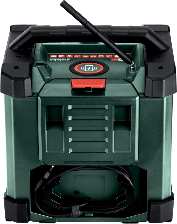 Metabo Akku-Baustellenradio RC 12-18 32W BT DAB+, 18 V, mit Bluetooth und AUX, Schutzklasse IP 54, R