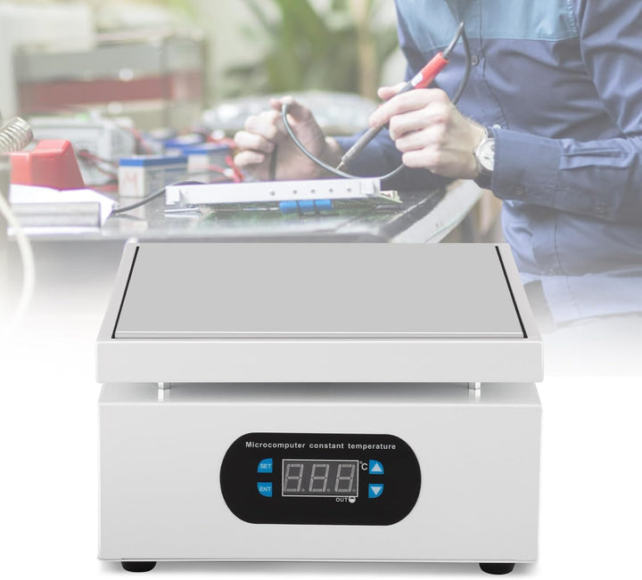 Heizplatte Löten 550W LED Mikrocomputer Vorheizplatte für SMD Lötstation, Lötplatte & PCB Heizplatte