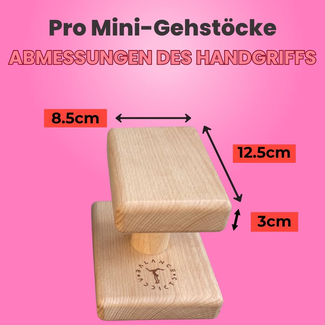 Pro Handstandsockel, erhöhte Handstand-Stöcke für Turner und Handstand-Enthusiasten aller Fähigkeite