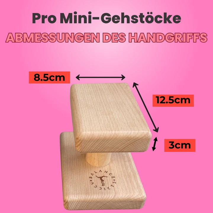 Pro Handstandsockel, erhöhte Handstand-Stöcke für Turner und Handstand-Enthusiasten aller Fähigkeite