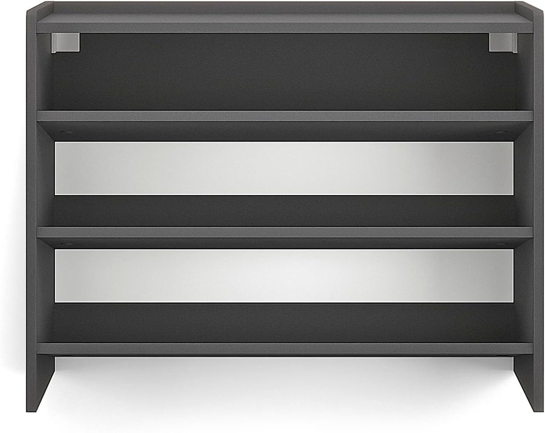 KOMTO Schuhregal Schmal - Schuhablage Flur mit 3 Ebenen Offener Schuhschrank Schuh Organizer Platzsp