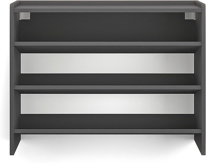 KOMTO Schuhregal Schmal - Schuhablage Flur mit 3 Ebenen Offener Schuhschrank Schuh Organizer Platzsp