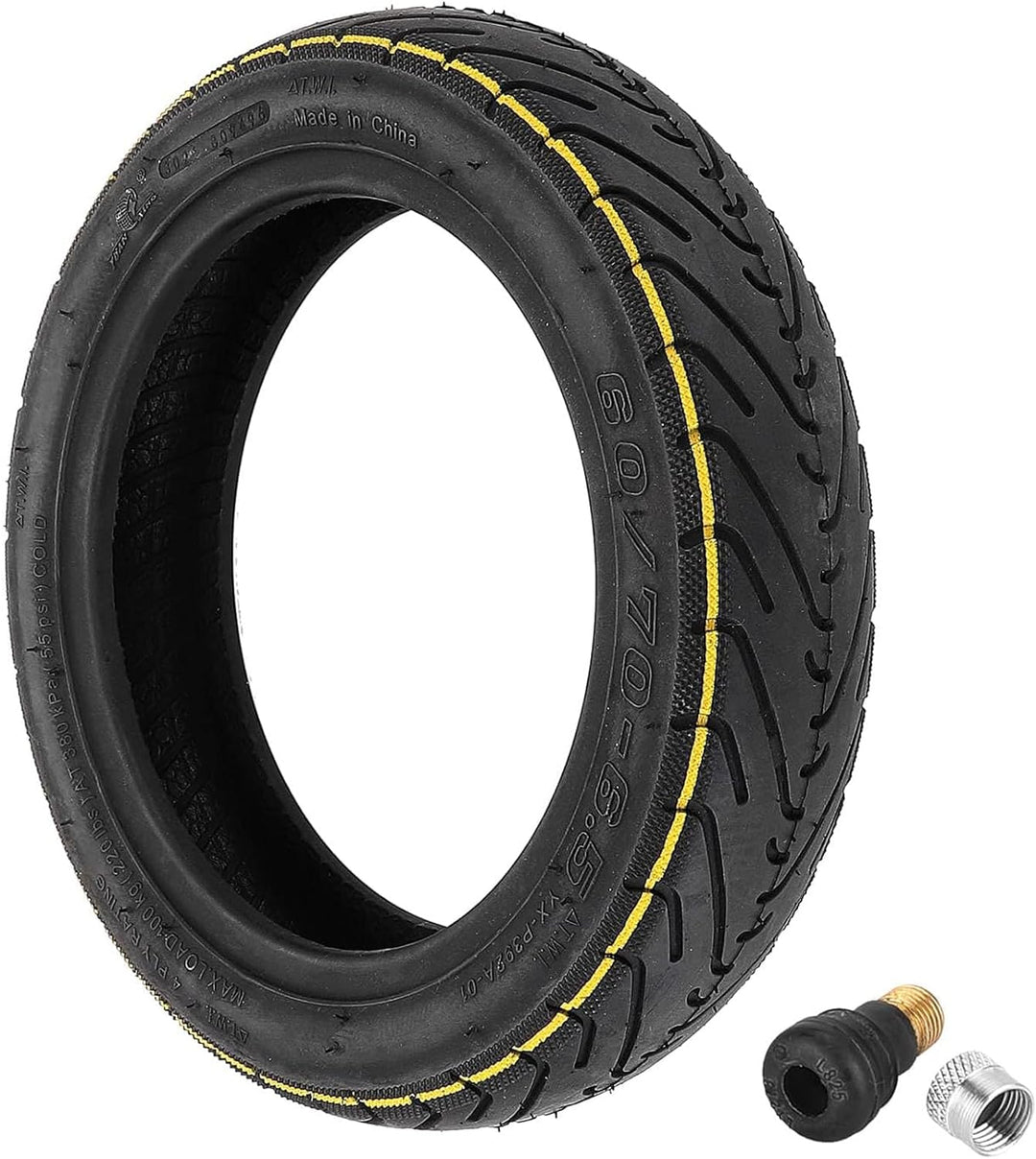 Tmom Reifen 60/70-6.5 Tubeless Reifen Ersatzräder für Segway Ninebot Max G30/Max G30D/Max G30 LP Ele