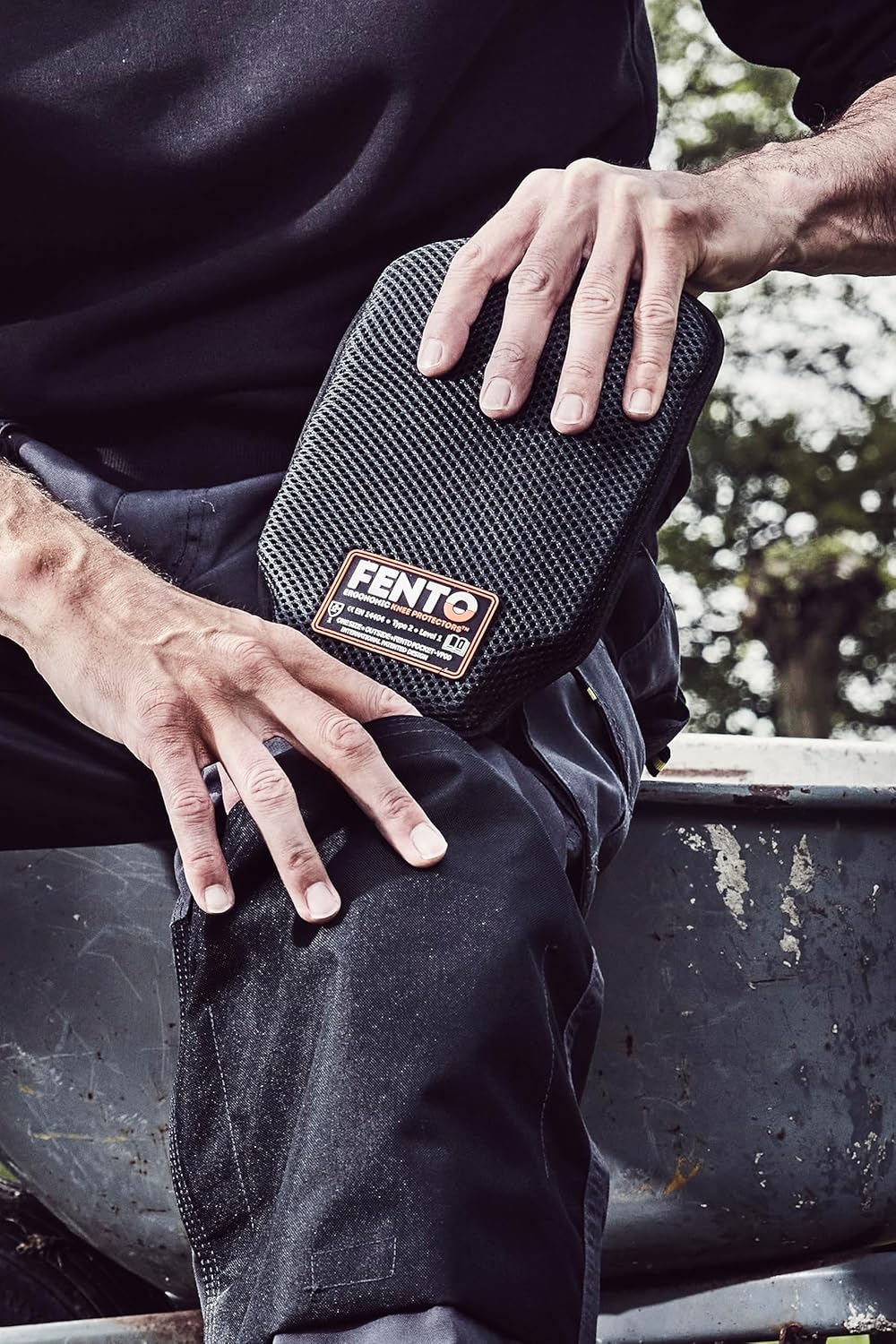 FENTO POCKET | Premium-Knieschoner für Profis wie Installateure, Elektriker und Landschaftsgärtner |