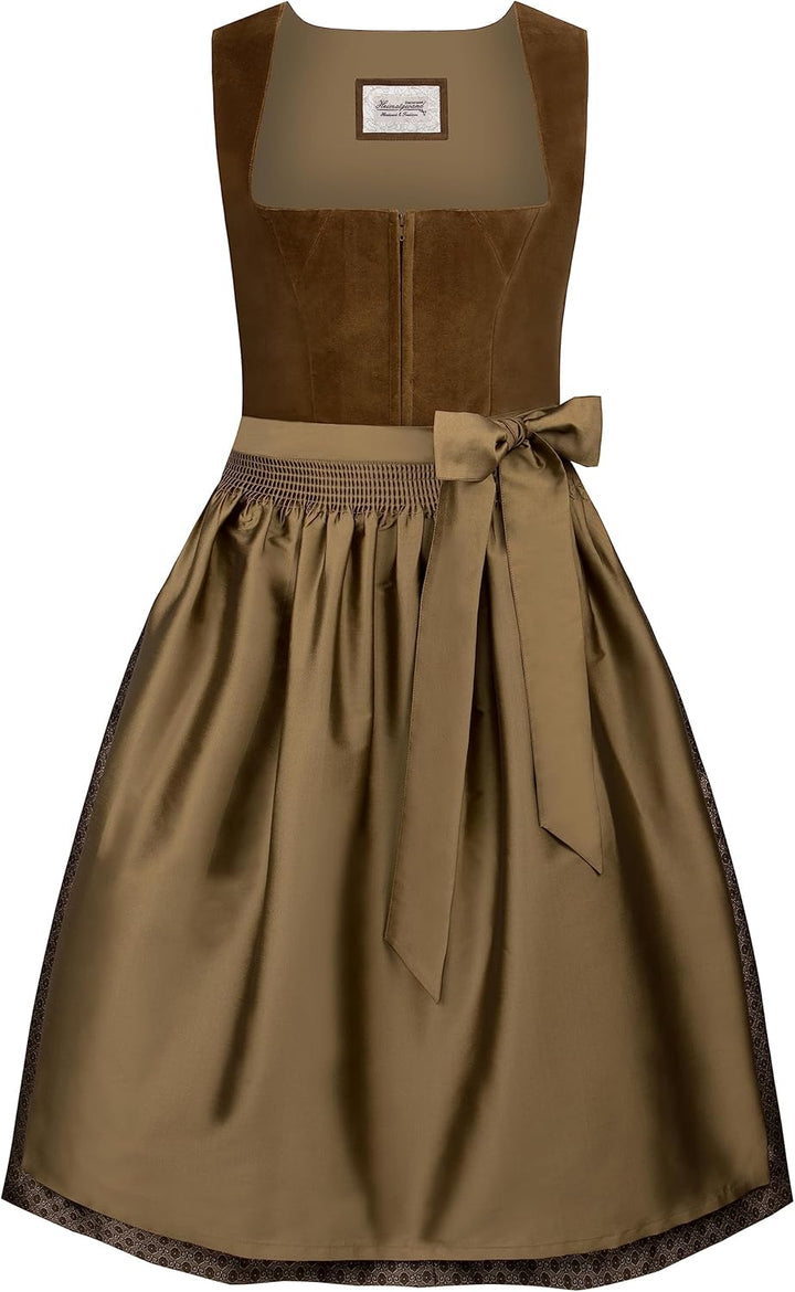 Stockerpoint Damen Dirndl Isola Kleid für besondere Anlässe 36 Olive, 36 Olive
