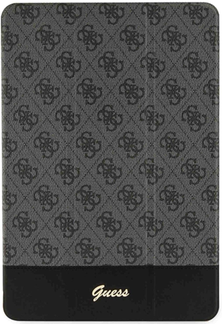 GUESS Stripe Allover Schutzhülle Cover für Apple iPad 10.2 2020/2021 Braun
