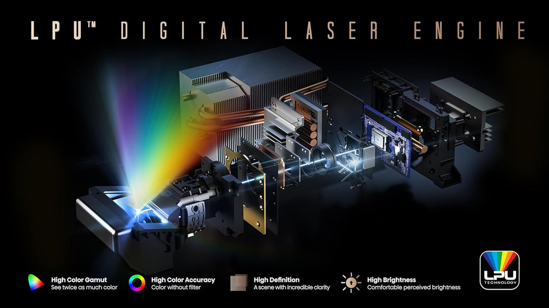 Hisense PX3-Pro DLP 4K Laser Beamer - B-Ware Platin