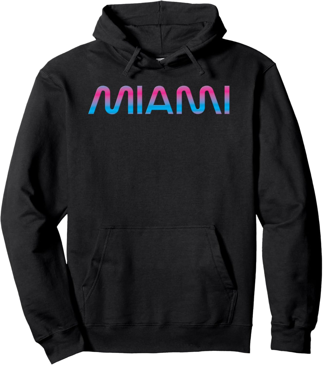 Miami Florida – Vaperwave Synthwave 80er 90er Stil Retro Pullover Hoodie