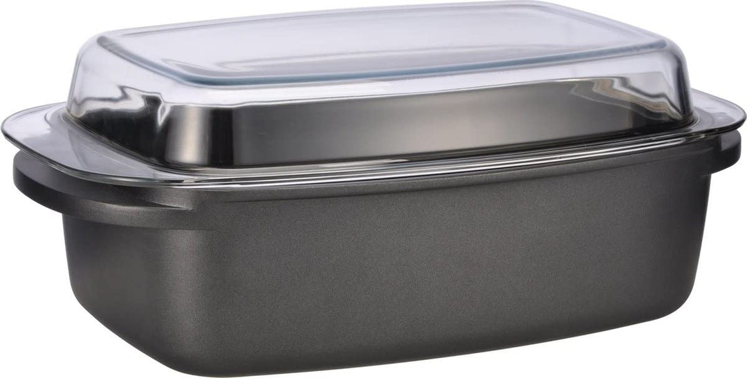 Haushalt International 6 Liter Alu Guss Bräter Alugussbräter Aluguss Bräter Antihaftbeschichtung Dec