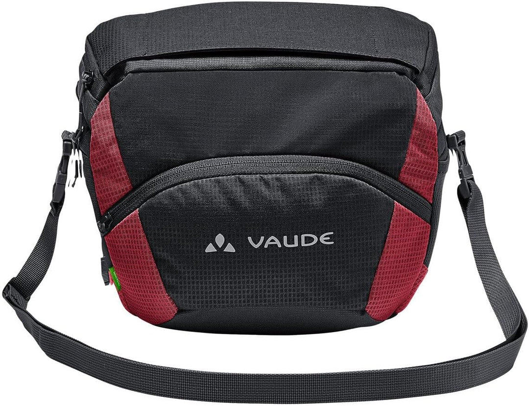Vaude OnTour Box L (KLICKfix ready) Lenkertaschen, Einheitsgrösse, Black/Carmine