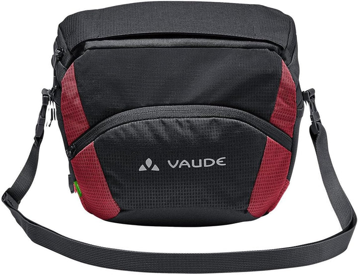 Vaude OnTour Box L (KLICKfix ready) Lenkertaschen, Einheitsgrösse, Black/Carmine