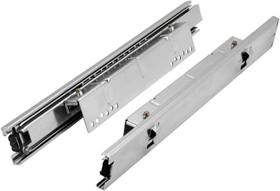 Casaria Küchenschublade 30 40 50 60 cm Verchromt 25 kg Belastbar Korbauszug Haushalt Teleskopschubla